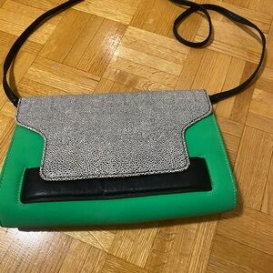 H&M Stylish Green and Black Women's Bag